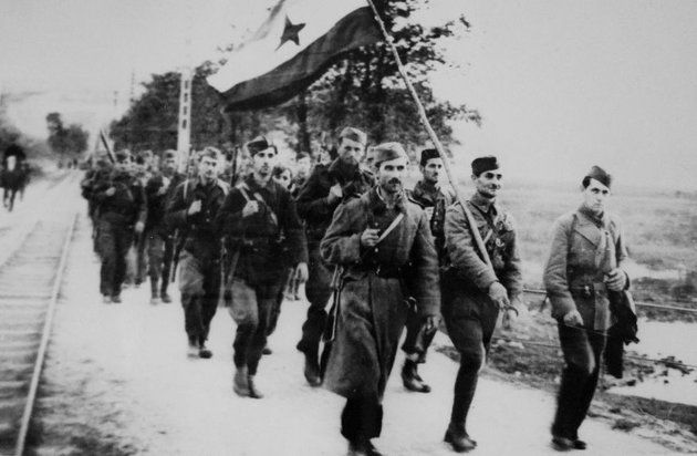 Újvidék felé tart a 7. vajdasági partizánbrigád 1944 októberében
