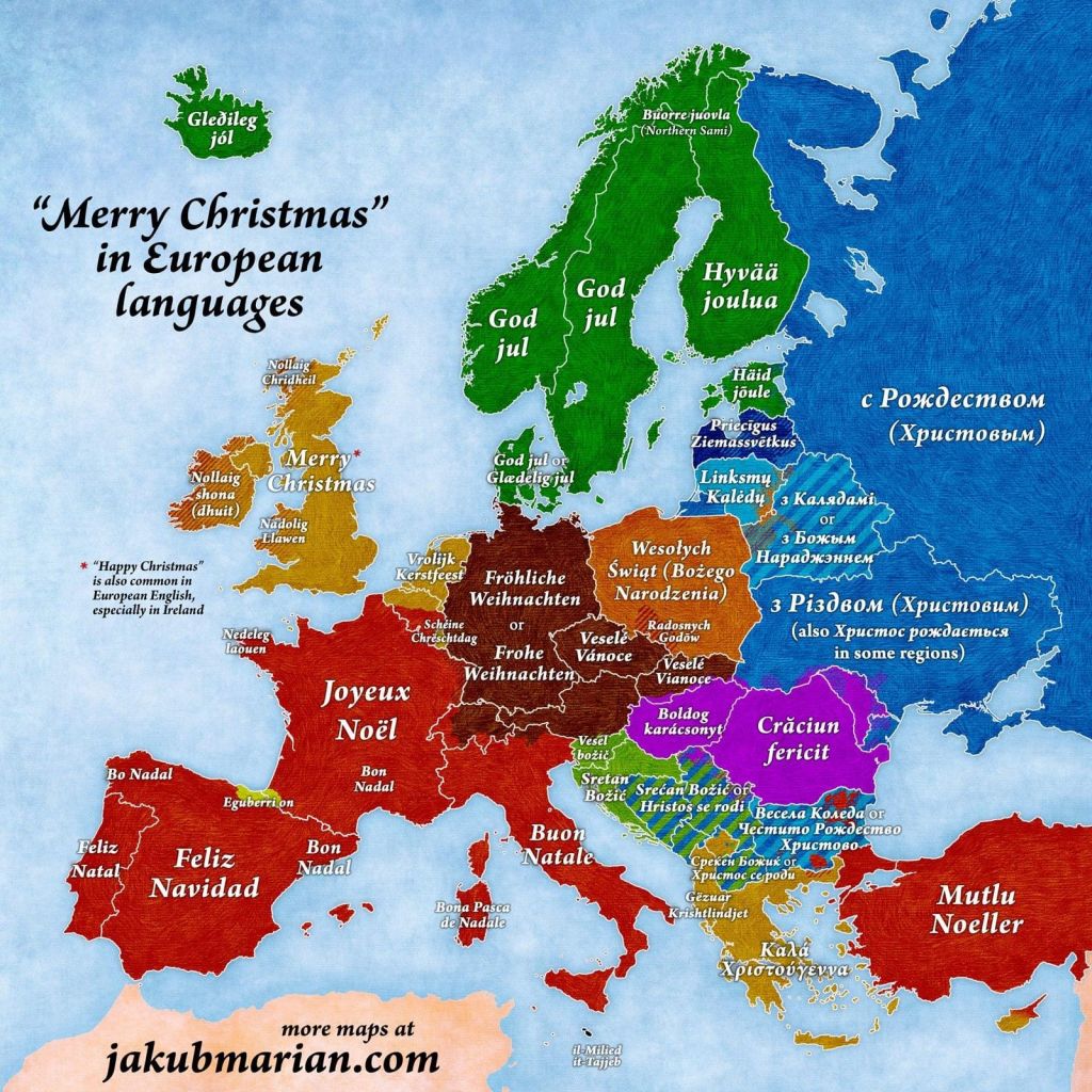 Boldog karácsonyt térkép