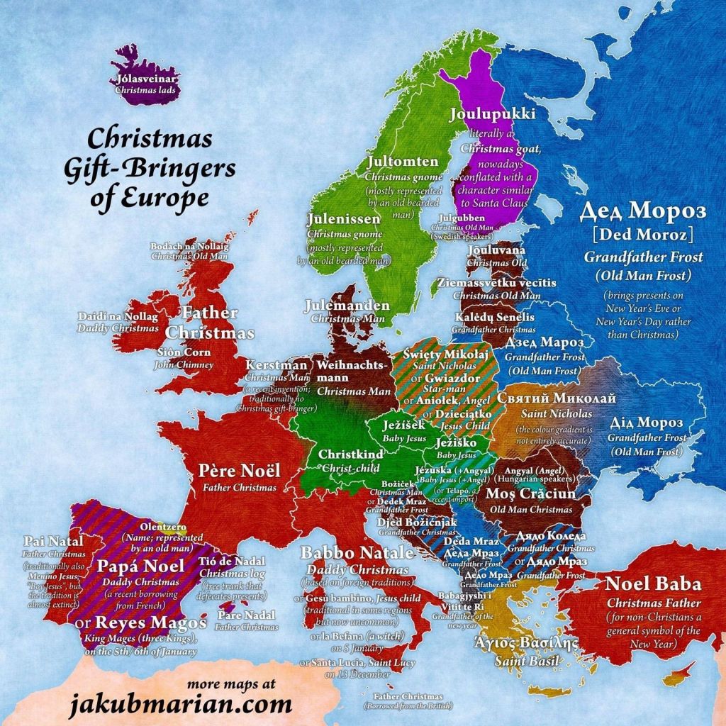 Karácsonyi ajándék térkép