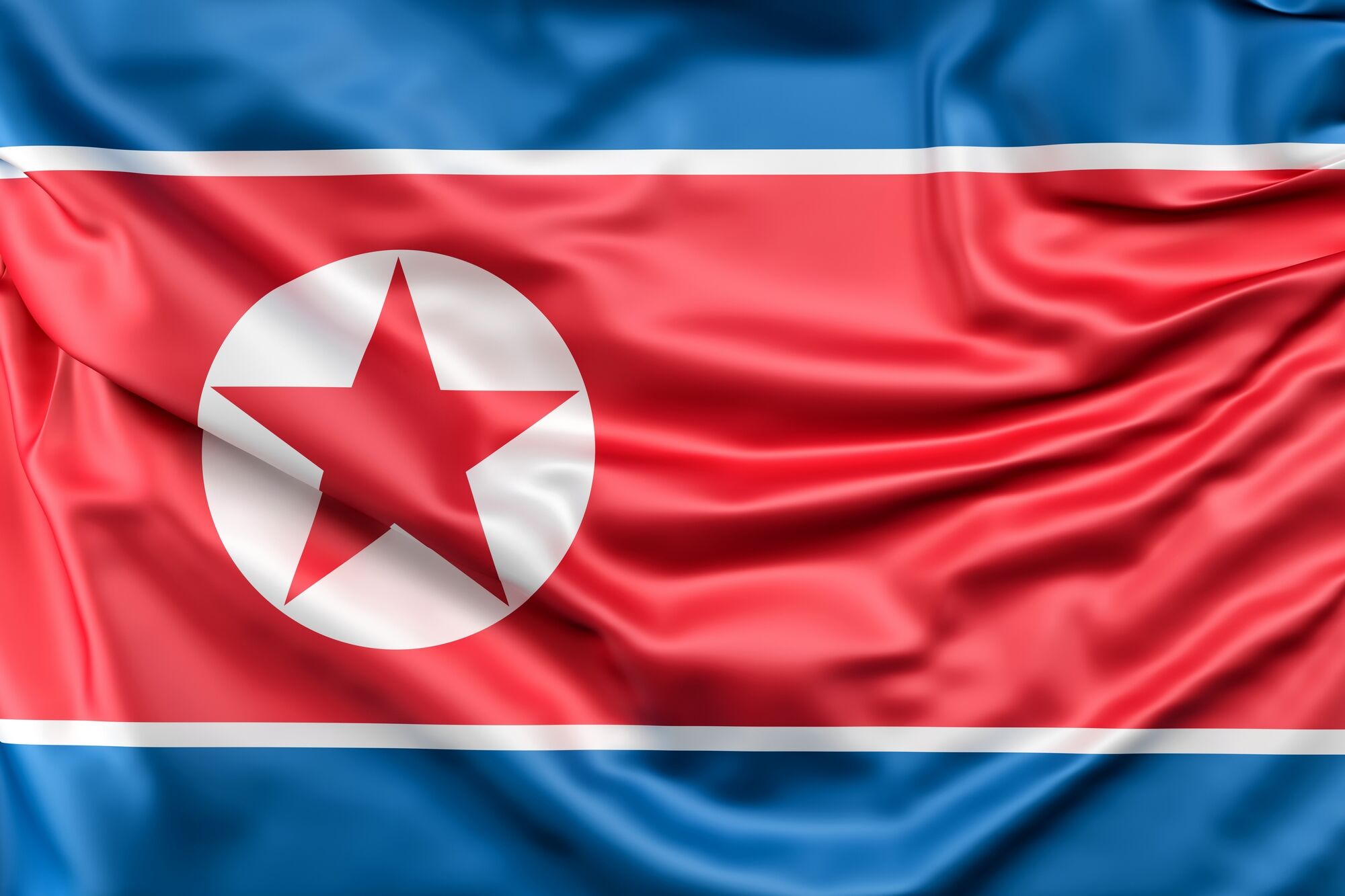 Флаг КНДР Северной Кореи