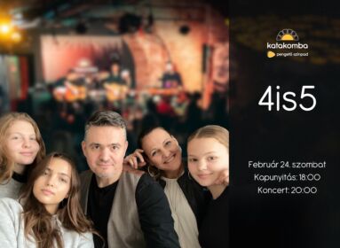 4is5 élő koncert a Katakombában - Interjú Fóris Ritával